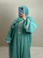 Tenue de prière vert d’eau