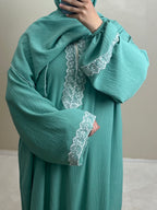 Tenue de prière vert d’eau