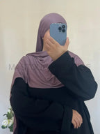 Abaya côtelé à poches