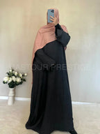 Abaya Selma gris souris