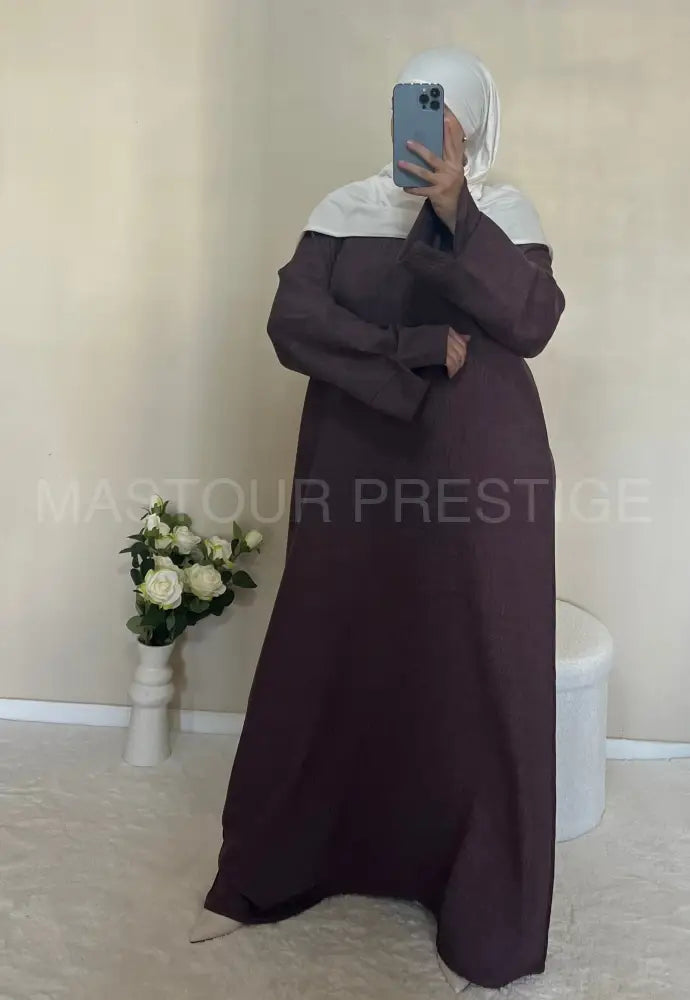 Abaya Selma Prune