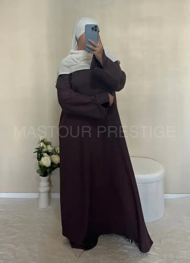 Abaya Selma Prune