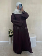 Abaya Selma Prune