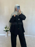 Ensemble 2 boutons noir One size