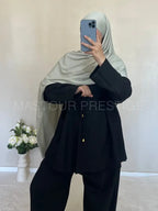 Ensemble 2 boutons noir One size