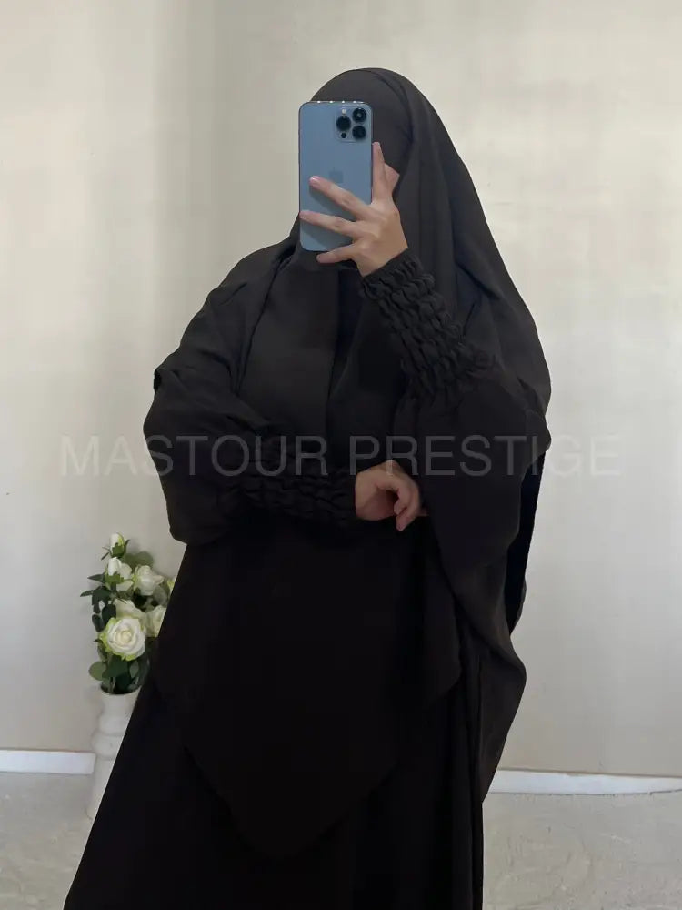 Ensemble Khimar & Abaya BROWN