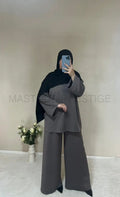 Ensemble Saliha Gris Gray / One size