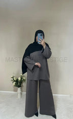 Ensemble Saliha Gris Gray / One size