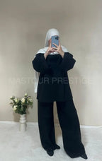 Ensemble Saliha Noir One size