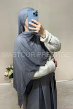 Hijab STRASS GRIS
