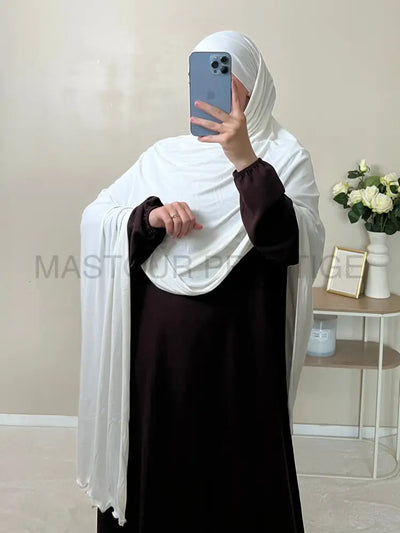 Jersey Bouclé XXL Blanc