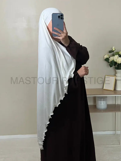 Jersey Bouclé XXL Blanc