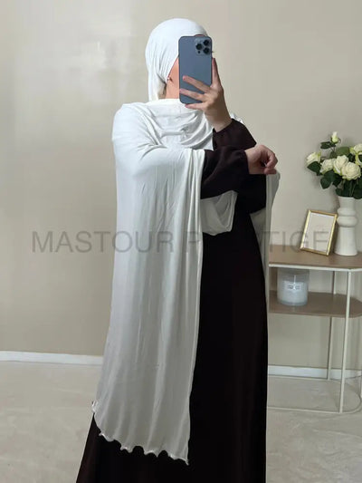 Jersey Bouclé XXL Blanc