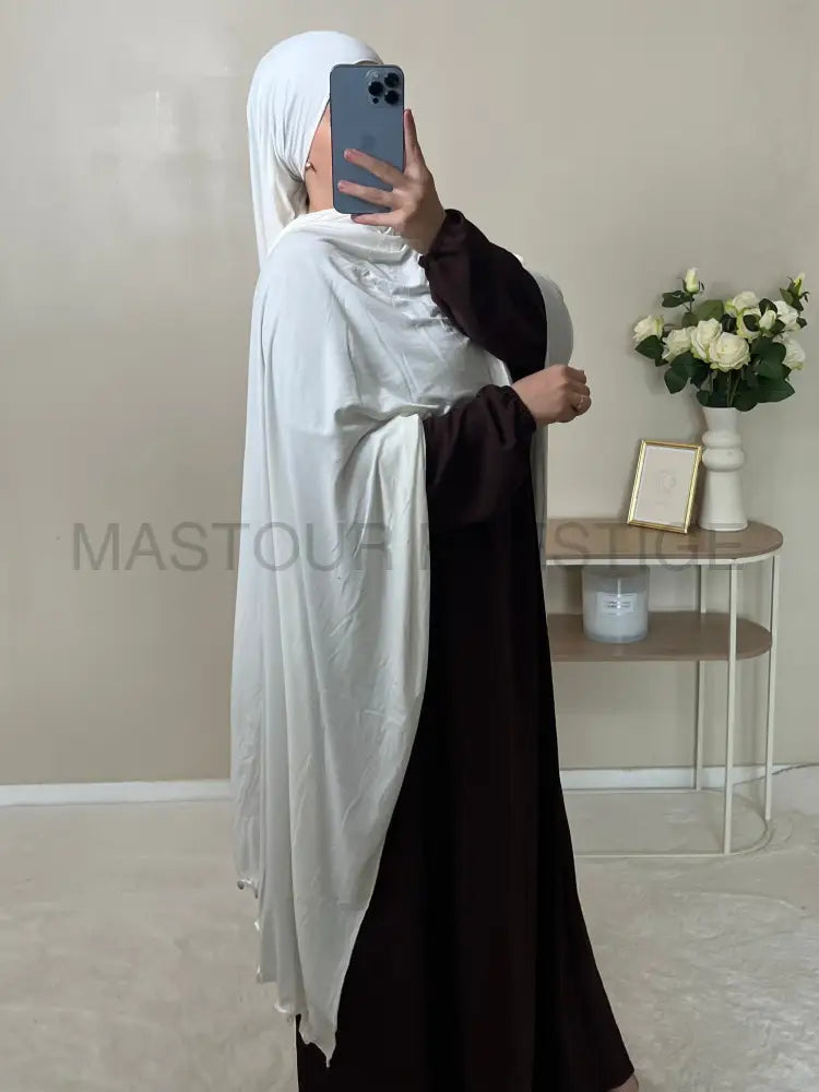 Jersey Bouclé XXL Blanc