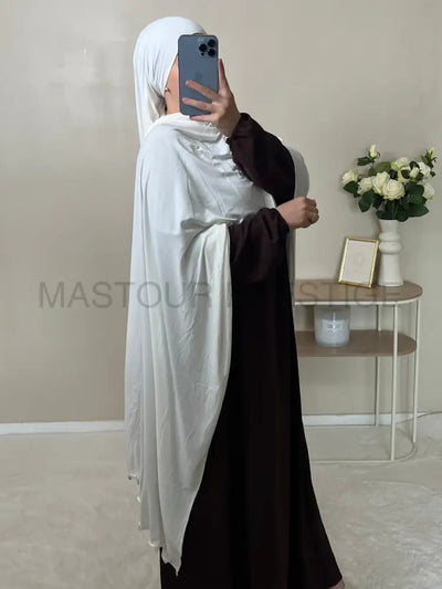 Jersey Bouclé XXL Blanc