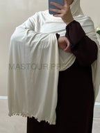 Jersey Bouclé XXL Ivoire