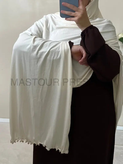 Jersey Bouclé XXL Ivoire