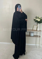 Jersey bouclé xxl Noir Or