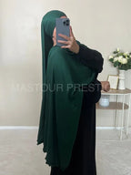 Jersey bouclé XXL Vert