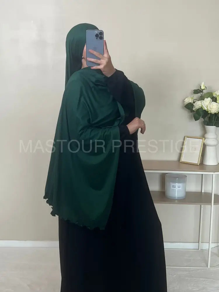 Jersey bouclé XXL Vert