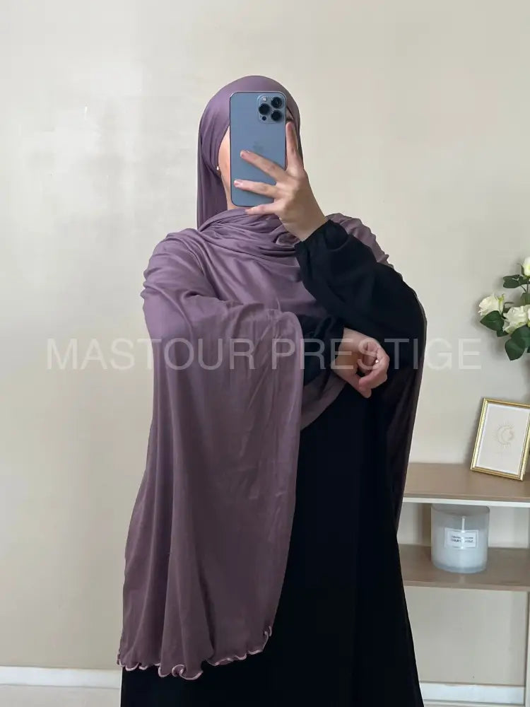 Jersey Bouclé XXL Violet