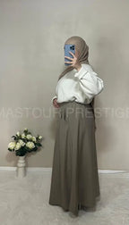 Jupe à poche Zaynab Beige One size