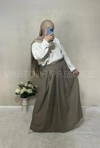 Jupe à poche Zaynab Beige One size