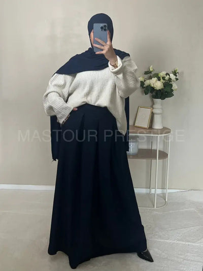 Jupe à poche Zaynab Bleu One size