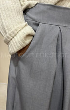 Jupe à poche Zaynab Gris claire One size