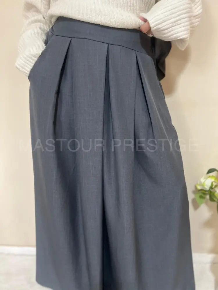 Jupe à poche Zaynab Gris Foncé One size