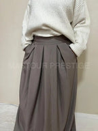 Jupe à poche Zaynab Taupe One size