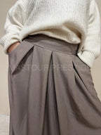 Jupe à poche Zaynab Taupe One size