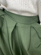 Jupe à poche Zaynab vert One size