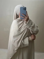 Scarf Cotelé Beige 7