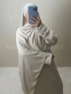 Scarf Cotelé Beige 7