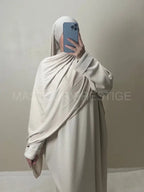 Scarf Cotelé Beige 7