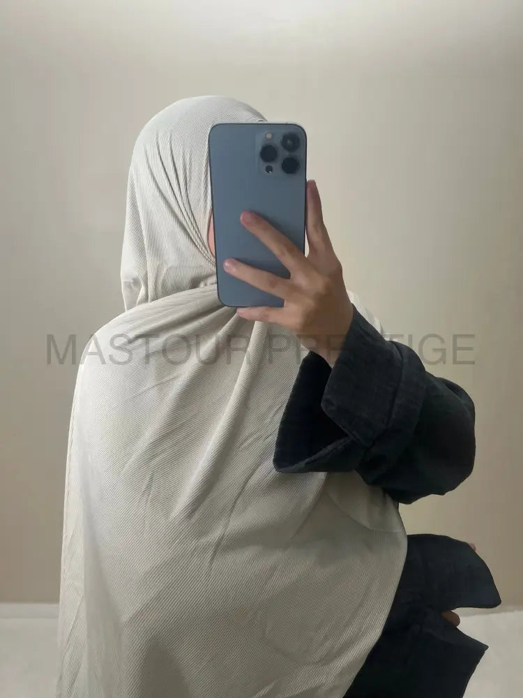 Scarf Cotelé Beige foncé 12