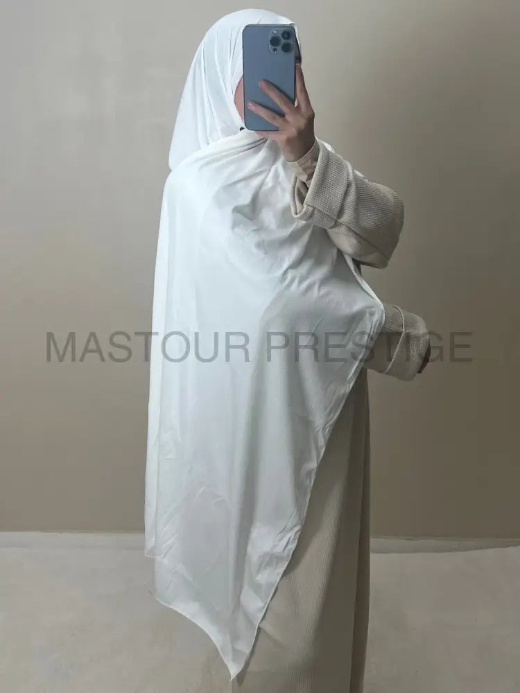 Scarf Cotelé blanc 8