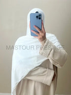 Scarf Cotelé blanc 8