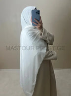 Scarf Cotelé blanc 8