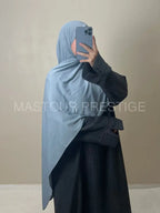 Scarf Cotelé Bleu 11