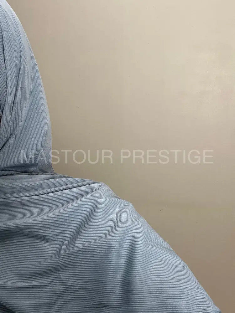 Scarf Cotelé Bleu 11