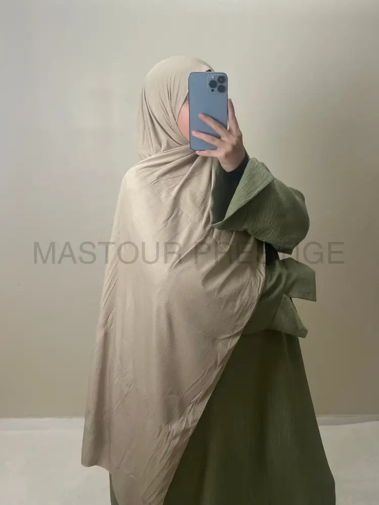 Scarf Cotelé Moka 4