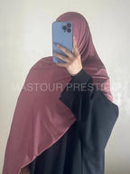 Scarf Cotelé Prune 2