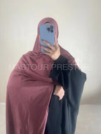 Scarf Cotelé Prune 2