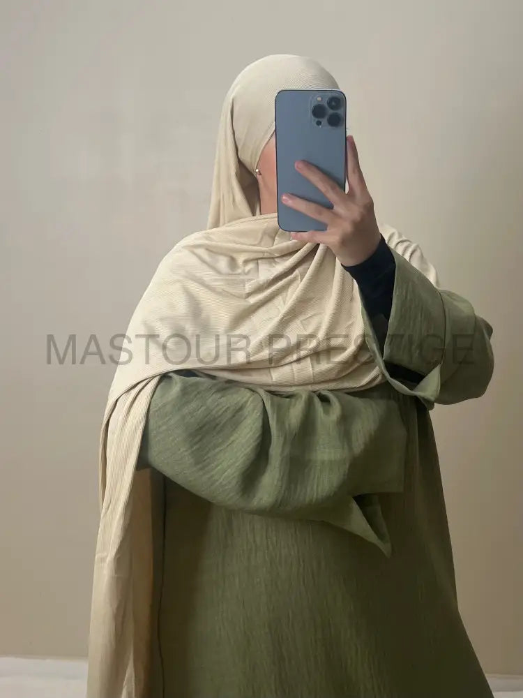 Scarf Cotelé Sable 5